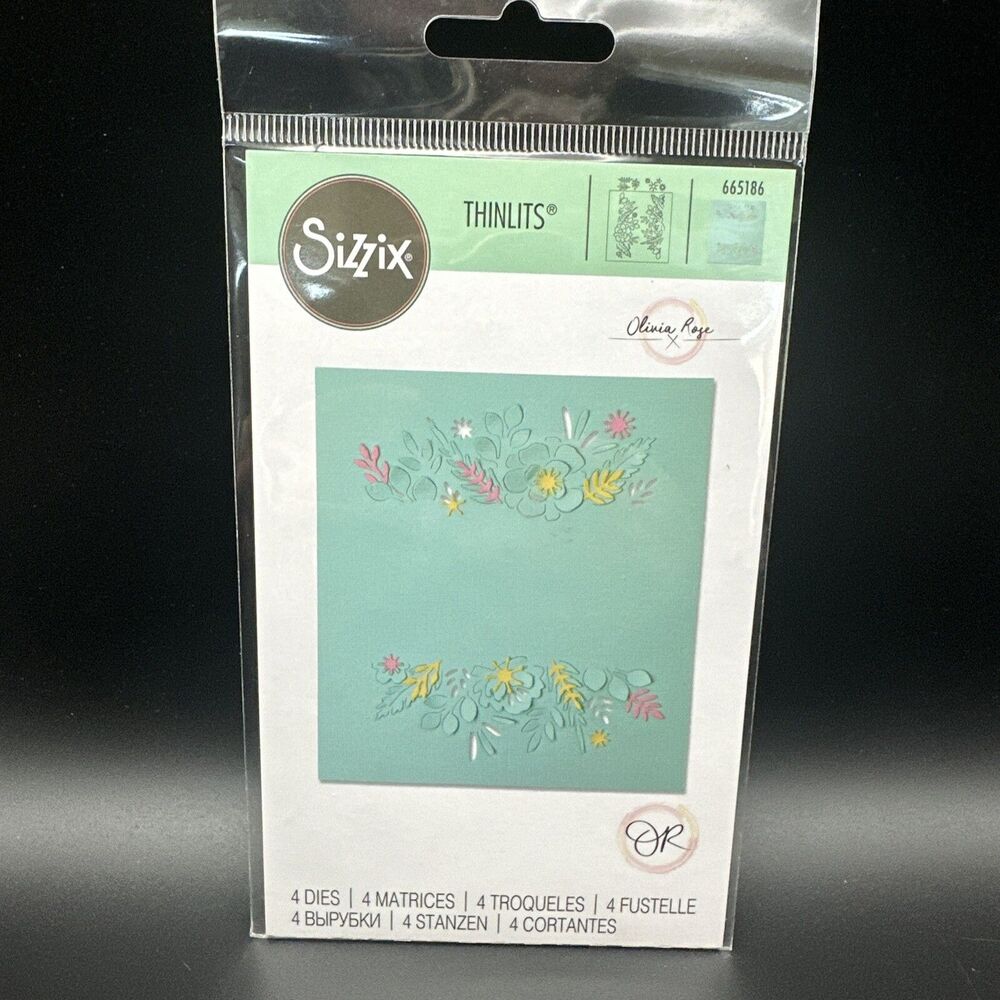 Sizzix Floral Borders Die 665186
